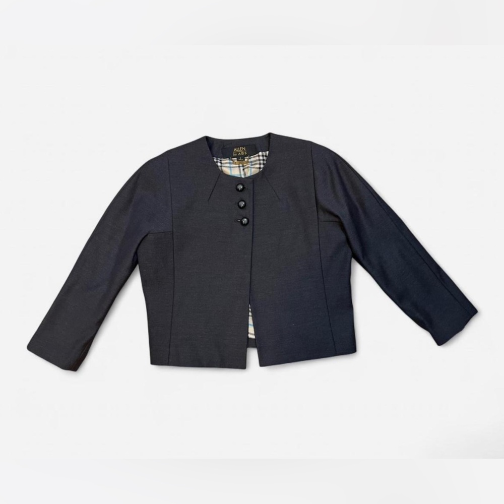 Allen By A.B.S Grey Structured Blazer size 6